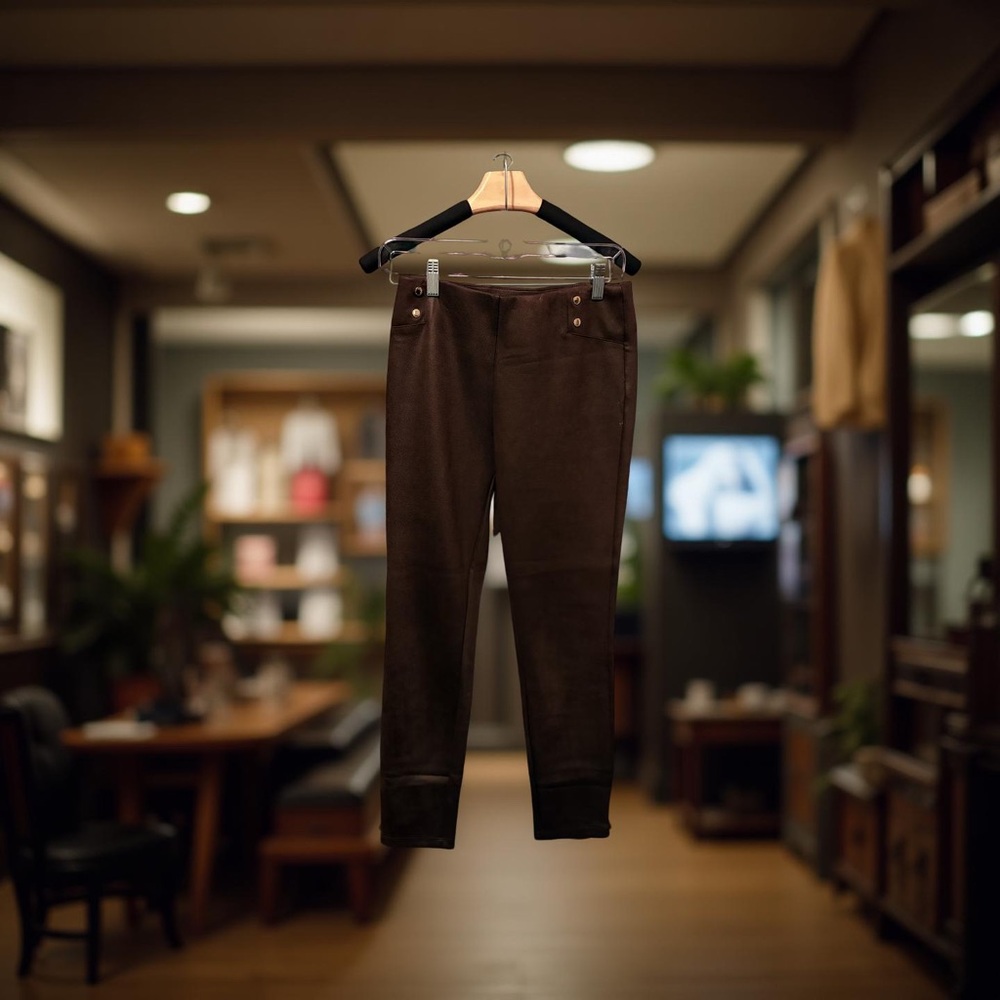 Marc Nee York Women’s Dark Brown Polyester Pants